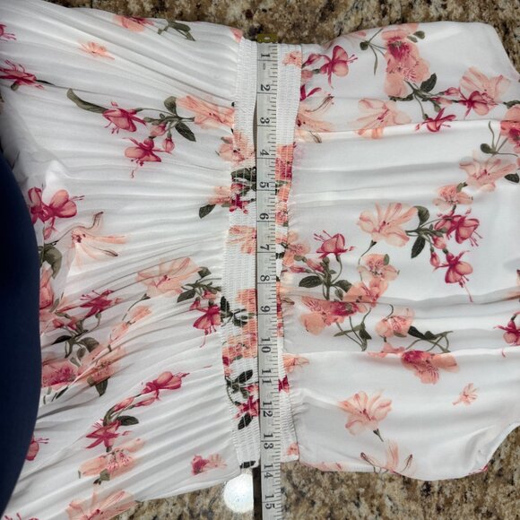 White House Black Market Elegant Floral Dress NWT Sz 10 - Picture 7 of 7